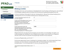 Online-Eingabesystem PFAD.web